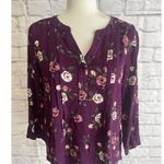 Monday Fun Women’s NWOT Floral Print Casual 3/4 Sleeve Blouse Size Small Photo 2