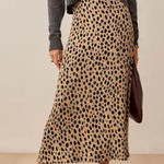 Reformation  Bea Leopard Midi Skirt 2 Photo 0