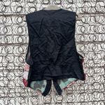 Vintage Old World Santa Tapestry Ugly Christmas Dress Vest Backroad Blues XL Red Photo 3