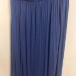 Motherhood Maternity  Navy Blue Cross Over Maxi Dress Size Large Photo 8