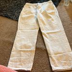 ZARA  white high rise jeans 8 Photo 2