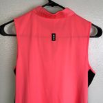 Jamie Sadock Womens Medium Sleeveless 1/4 Zip Tank Top Shirt Pink Back Sport Photo 4