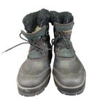 Sorel Vintage ‎ Snow Boots Short Green Plaid Women's Size 9 Photo 2
