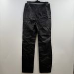 Princess Polly  faux leather biker moto pants womens size US 4 black Photo 4