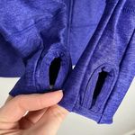 GapBody Blue Purple Zip Up Athletic Hooded Jacket Photo 5