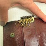 Cartier Paris Vintage Burgundy Leather 6-Hook Key Holder Photo 7