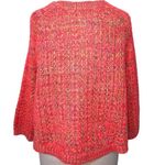 Anthropologie Moth Orange/Pink Marled Knit Sweater Small EUC Photo 4