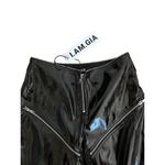 I am gia I.AM.GIA - Isla Shiny Pant with Zippers in Black Photo 2