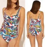 Bleu Rod Beattie  Lush Life Shirred Swimsuit NEW size 10 Photo 8