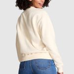 PINK - Victoria's Secret  Cream Aspen Ski  Fleece Holiday Christmas Sweatshirt Photo 1