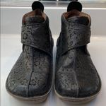 Alegria  by PG Lite Women’s Caiti Leather Floral Pattern Bronze Brown Ankle Boots Photo 2