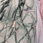 Vintage Utex Women's Snap Front Quilted Down‎ Fur Trim Long Coat Jacket Green 10 Photo 12