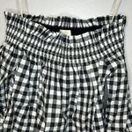 Kate Spade Broome Street Black and White Gingham Off Shoulder Top Size XS Photo 5