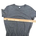 Old Navy  heather gray normcore modest midi t shirt dress Photo 3