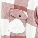 Cleo + Wolf Womens Fall Buffalo Plaid Hooded Flannel Shirt Jacket Shacket Size M Brown Size M Photo 6