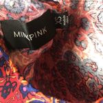 MINKPINK  Red Multicolor Sun Dancer Cold Shoulder Long Sleeve Mini Dress XS Photo 13
