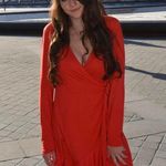 H&M The perfect little Long Sleeve red wrap dress 🌹 Photo 0