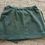 Pink Lily  OTHER HALF OF ME OLIVE TIE WAIST SUEDE SKIRT Size M-Medium Photo 6