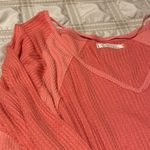 We The Free Free People  L/S Waffle Knit Top Photo 4