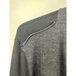 All Saints Drina Draped 100% Wool Asymmetrical Zip Cardigan - Size - 4 Photo 4