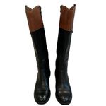 Franco Sarto Clove2 Two Tone Leather Riding Boots, Sz 6.5 Photo 2