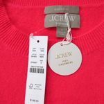 J.Crew NWT Cashmere Classic-fit Crewneck Sweater in Neon Bright Strawberry S Photo 4