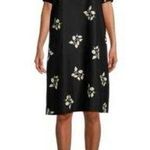 Lafayette 148 Ida Leaf-Print Silk Midi Dress XS Photo 1