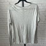 Vince  Grey Knit Pima Cotton Long Sleeve Size Medium Photo 1