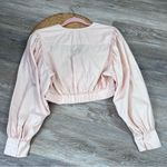 Urban Outfitters  alanis‎ puff sleeve blouse pale pink Photo 6