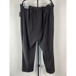 Catherines  Black Pin Stripe Jayne Plus 22WP Slacks Trouser Pants Adjustable Photo 3