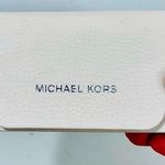 Michael Kors White Leather Sunglasses Case Photo 0