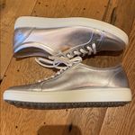 Ecco  Soft 7 Sneaker Metallic Silver Size 7.5 Photo 4