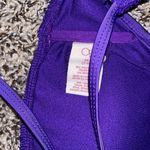 OP  medium purple high neck halter bikini top Photo 5
