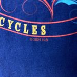 Harley Davidson Cocoa Beach Florida T Shirt Extra Small XS Womens Blue Graphic Photo 5