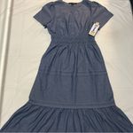 French Connection  Sky Blue Midi Dress Photo 12