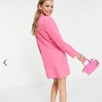 ASOS NWT Extro & Vert mini blazer dress with overlay in hot pink size 6 Photo 3