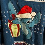 Disney Stitch Plus Light Up Christmas Pullover Crew Neck Blue Size XXL Photo 3