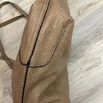 Bebe Tan Open Top Swinging Logo String Tote Bag Approximately 20" x 15" Photo 5