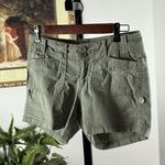 Max Rave Shorts Womens 7 Juniors Pockets Button Cuff Pants 4" Inseam Set Of 2 Photo 12
