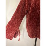 Sundance  Samantha chenille boat neck split flare sleeve sweater XL Photo 2