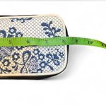 Isabella Fiore  blue embroidered wristlet bag Photo 2