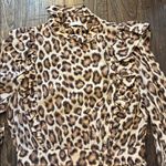 Zimmermann Lucky Frill Mini Dress Size 2 Leopard Silk Ruffle Asymmetrical Photo 3