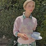 ELLandEMM The Cabana Club Sweatshirt PINK SIZE XL‎ preppy tennis Crewneck Photo 1