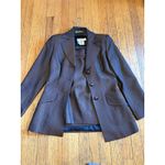 VINTAGE Escada Margaretha Ley Skirt Suit Womens 34 Silk Wool Brown Jacquard 90s Size undefined Photo 1