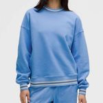 Lululemon  Perfectly Oversized Ringer Crew Pool Party / Light Ivory Size Medium  Photo 0