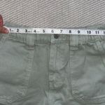 PacSun Paperbag Sage Light Green Cargo Jean Shorts With Elastic Waist Band Sz Xs Photo 4