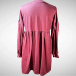 Publik Women's Mauve Long Sleeve Babydoll Dress Small | EUC Photo 2