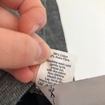 Madewell Night in Top Gray White Marled Black Trim Cotton Crewneck Sweatshirt S Photo 6