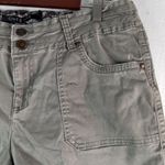 One 5 One  14 Canvas Pocketed Hiking Shorts in Olive Photo 2
