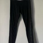 PINK - Victoria's Secret PINK by Victoria's Secret VS Yoga Rhinestone Waistband Black Leggings Sz Medium Photo 0